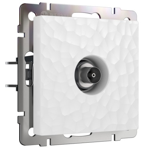 Розетка TV Оконечная без рамки Werkel Hammer 1-м. белый фото Розетка TV Оконечная без рамки Werkel Hammer 1-м. белый картинка